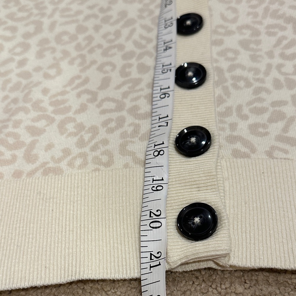 Sanctuary Beige Leopard Print Cardigan - Picture 5 of 7